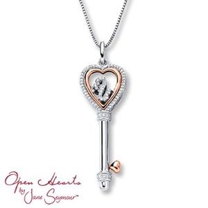 Kay Jewelers Open Heart Necklace | Poshmark